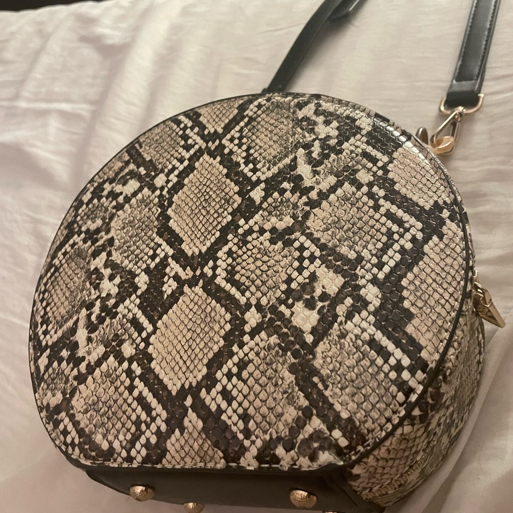 Faux Snakeskin crossbody
